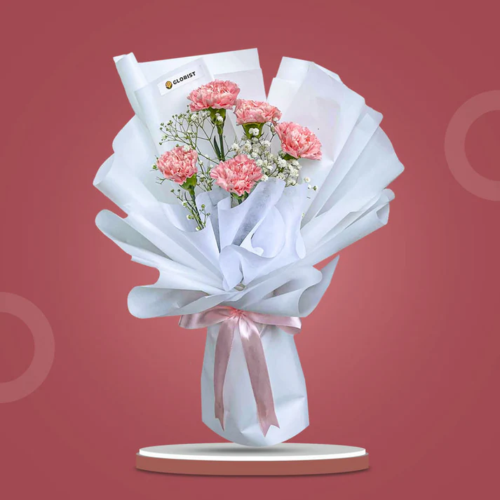 Pink blossom arrangement