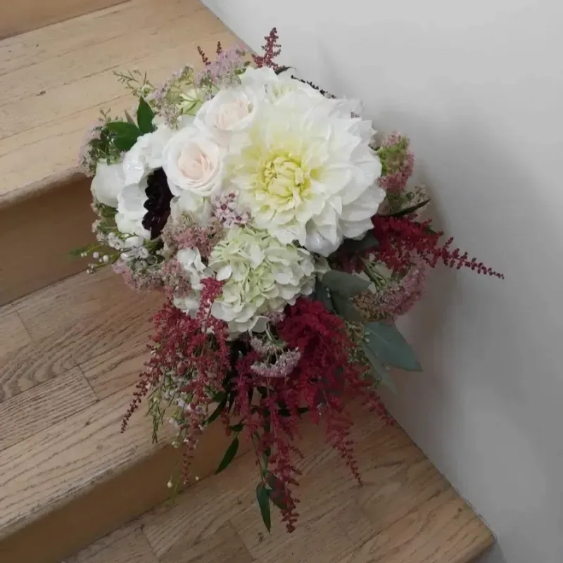 Champagne Dahlia Bouquet